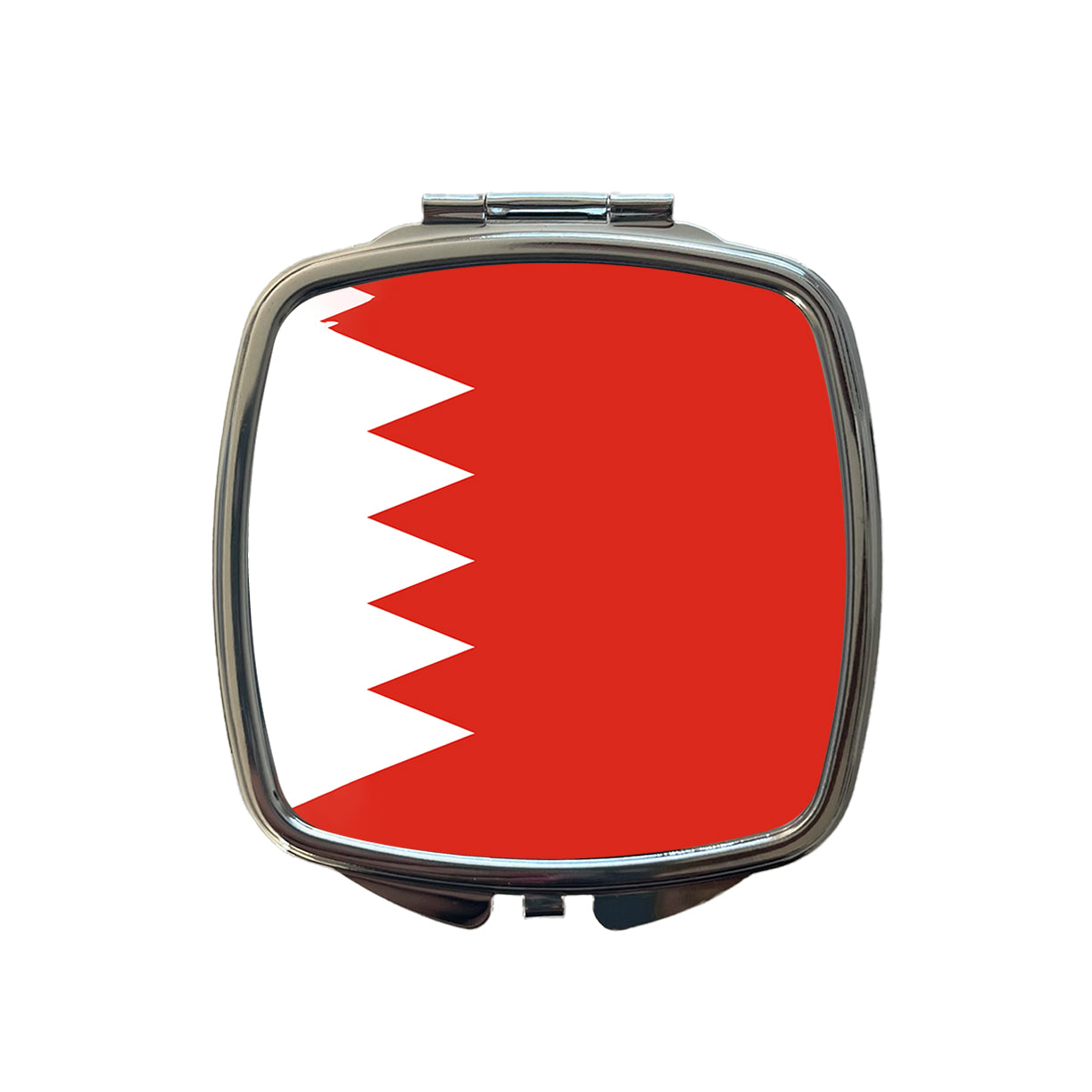 Bahrain Country Flag Small Travel Purse Handbag Pocket Makeup Compact Mirror