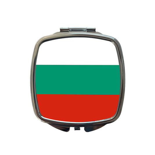 Bulgaria Country Flag Small Travel Purse Handbag Pocket Makeup Compact Mirror