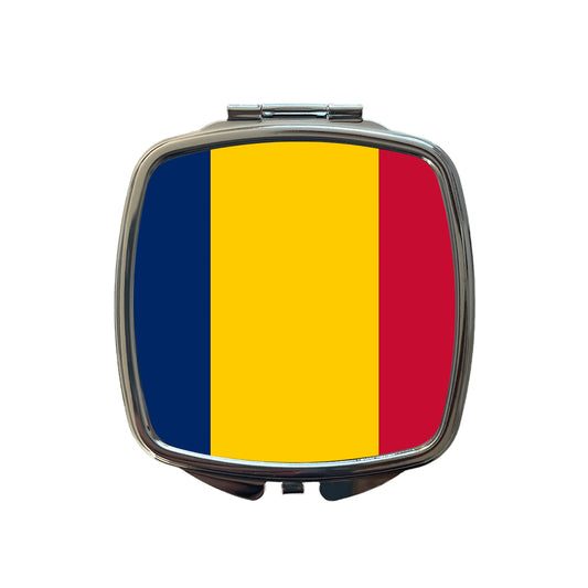 Chad Country Flag Small Travel Purse Handbag Pocket Makeup Compact Mirror