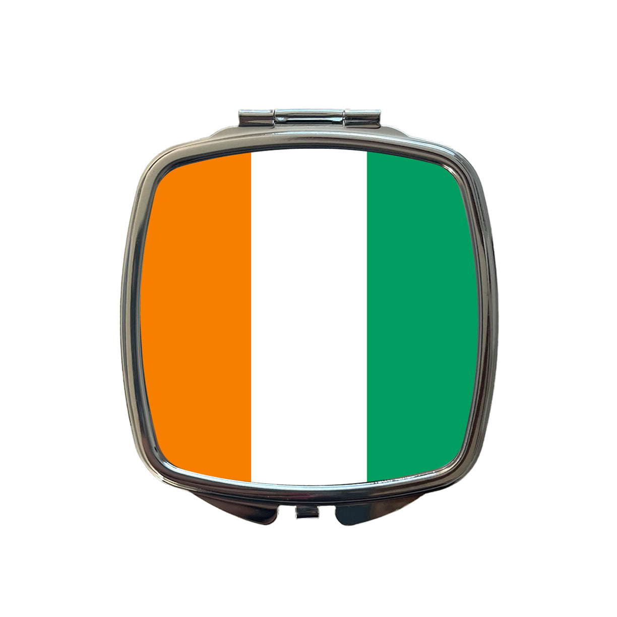 Côte d'Ivoire Country Flag Small Travel Purse Handbag Pocket Makeup Compact Mirror