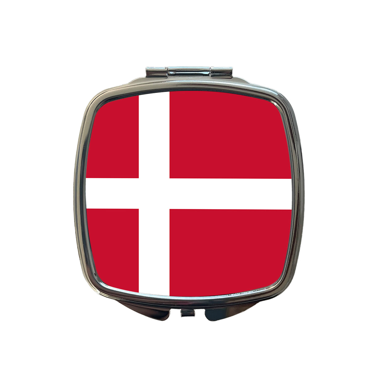Denmark Country Flag Small Travel Purse Handbag Pocket Makeup Compact Mirror