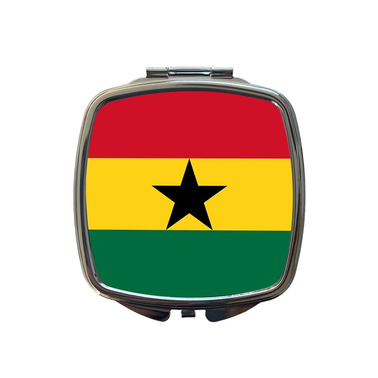 Ghana Country Flag Small Travel Purse Handbag Pocket Makeup Compact Mirror