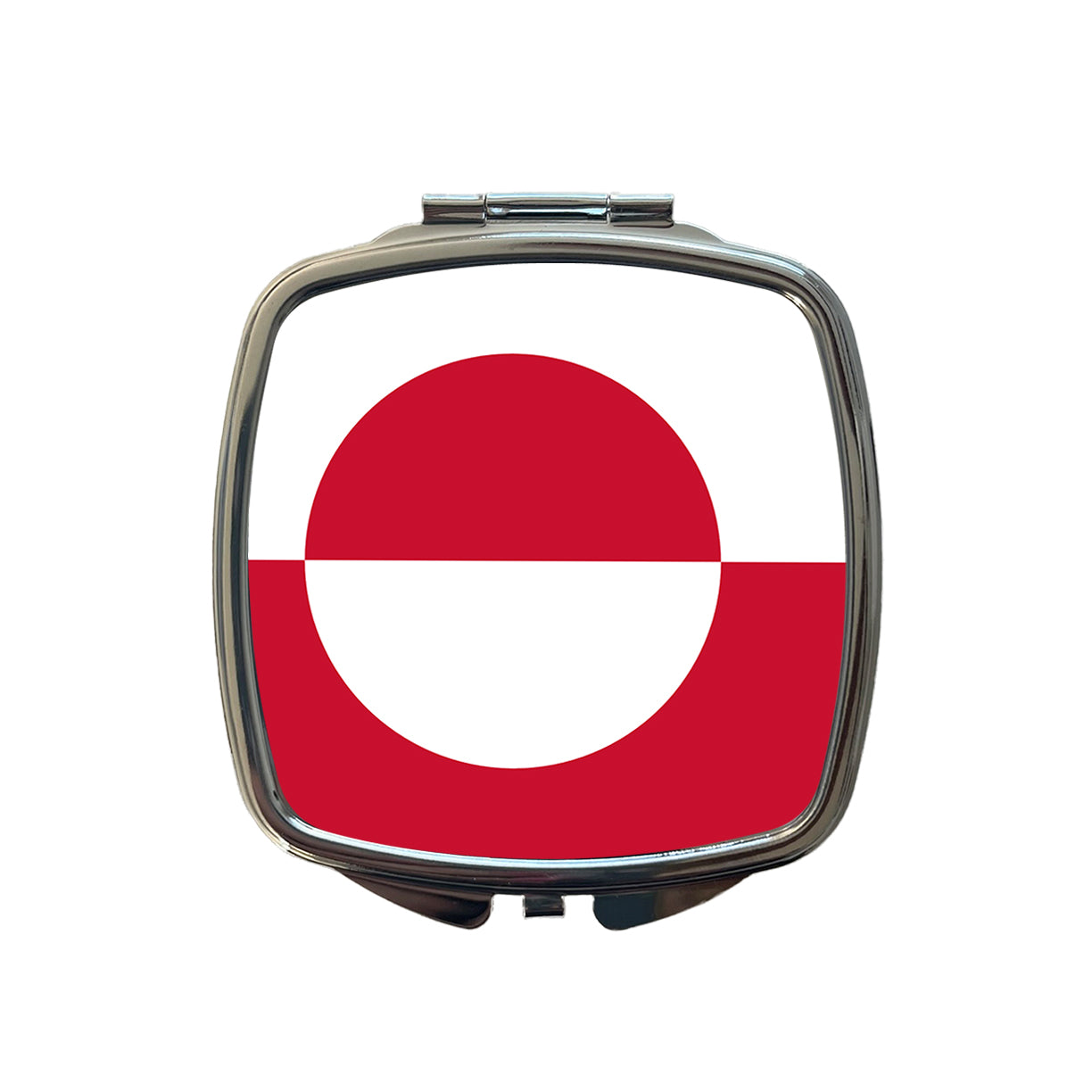 Greenland Country Flag Small Travel Purse Handbag Pocket Makeup Compact Mirror