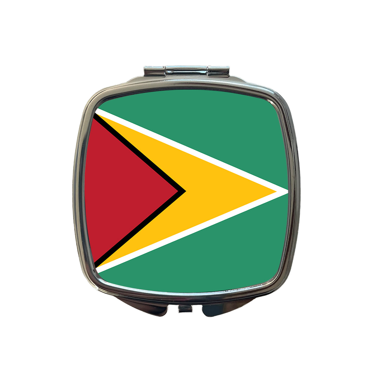 Guyana Country Flag Small Travel Purse Handbag Pocket Makeup Compact Mirror