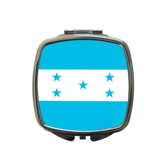 Honduras Country Flag Small Travel Purse Handbag Pocket Makeup Compact Mirror