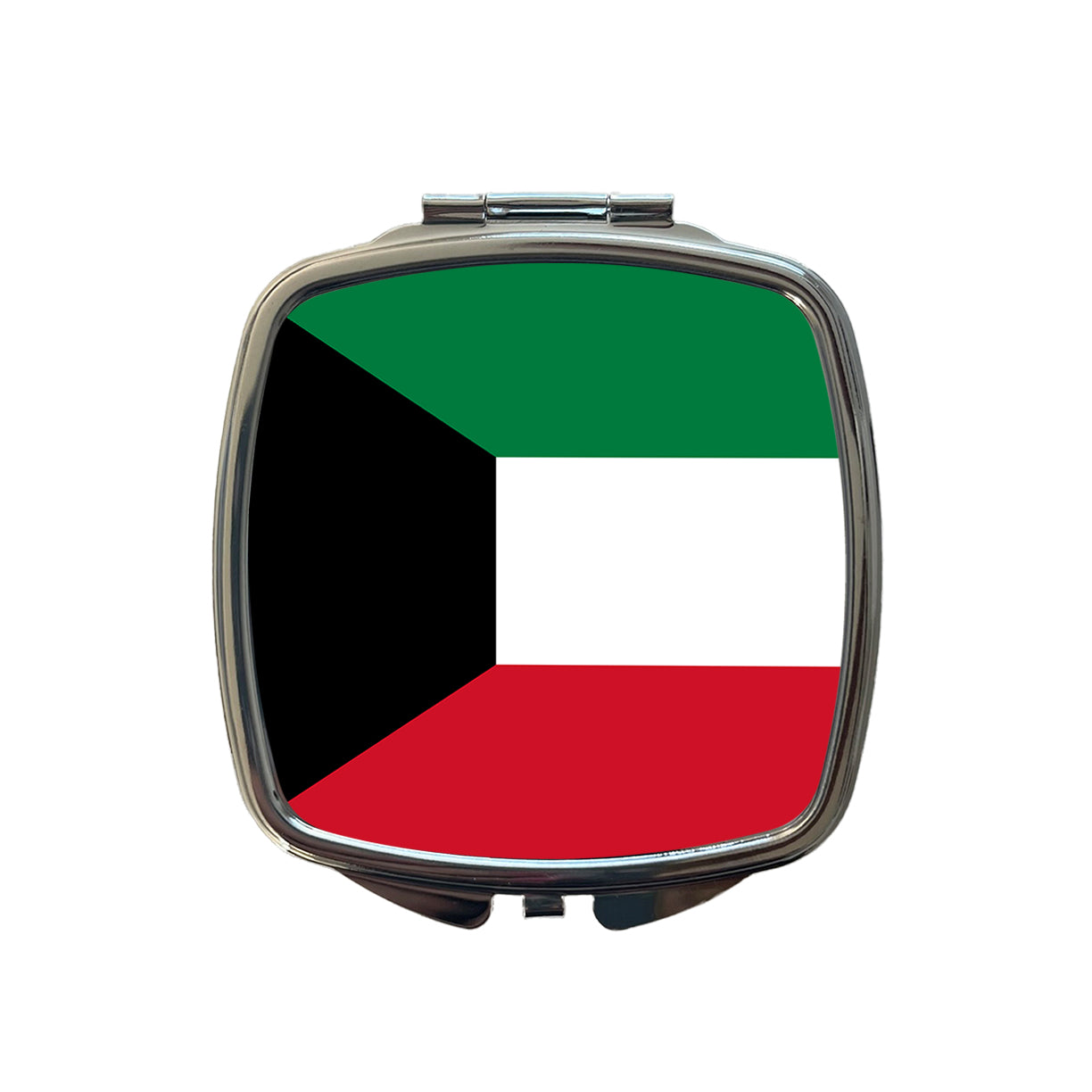 Kuwait Country Flag Small Travel Purse Handbag Pocket Makeup Compact Mirror