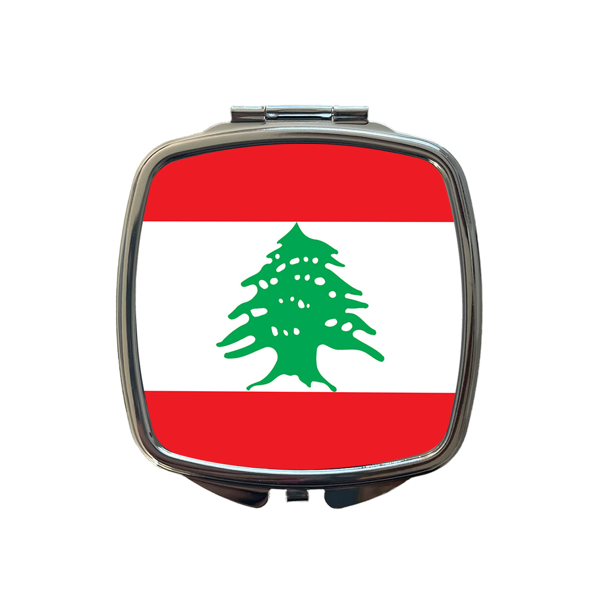 Lebanon Country Flag Small Travel Purse Handbag Pocket Makeup Compact Mirror