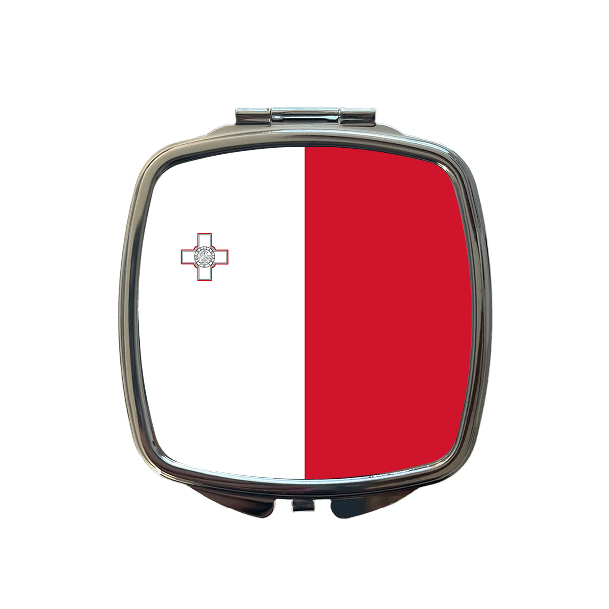 Malta Country Flag Small Travel Purse Handbag Pocket Makeup Compact Mirror