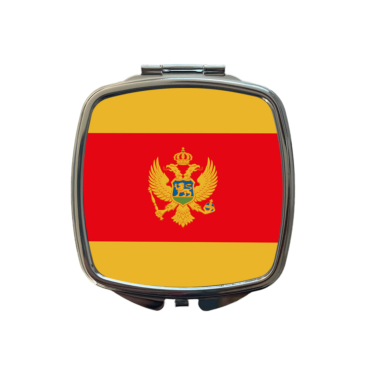 Montenegro Country Flag Small Travel Purse Handbag Pocket Makeup Compact Mirror
