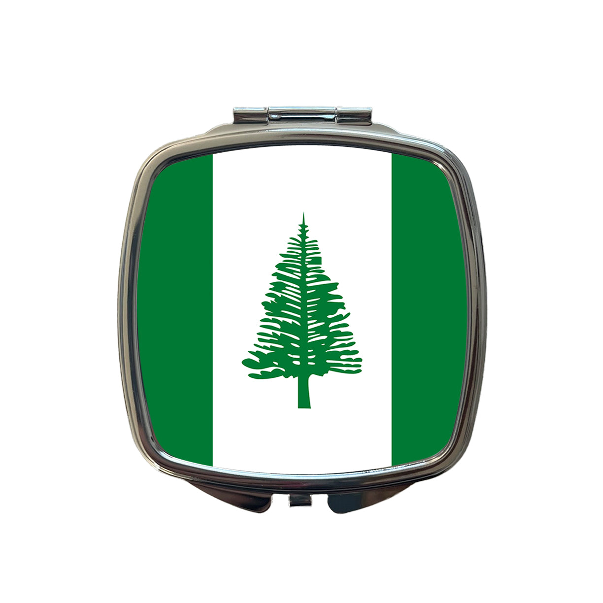 Norfolk Island Country Flag Small Travel Purse Handbag Pocket Makeup Compact Mirror