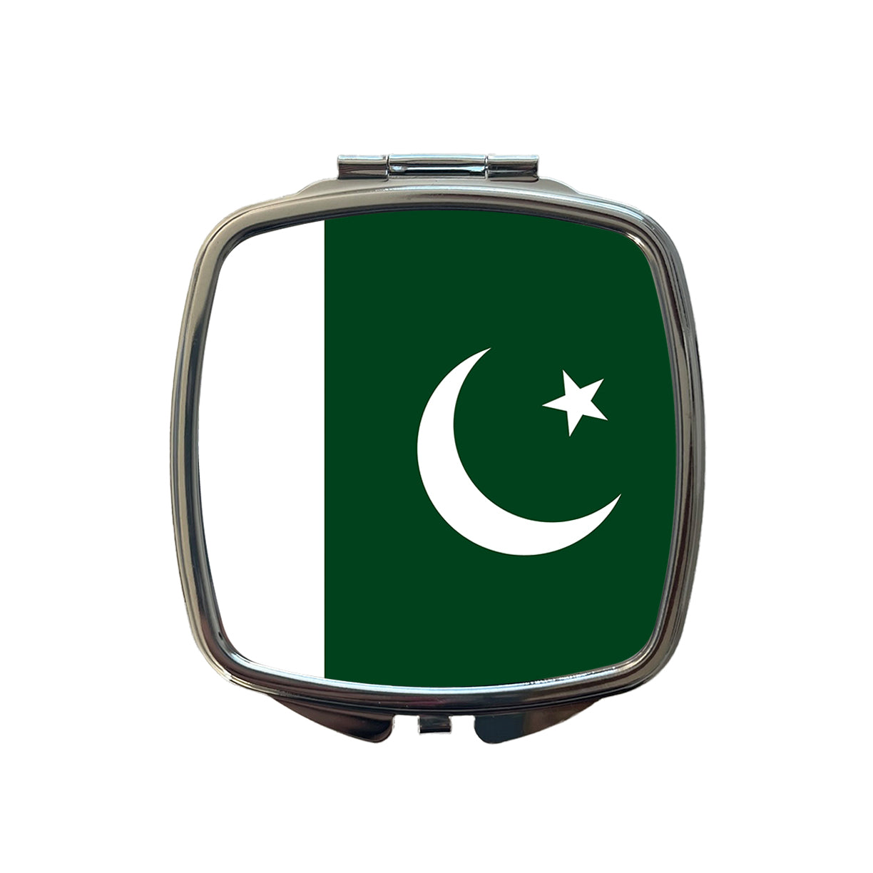 Pakistan Country Flag Small Travel Purse Handbag Pocket Makeup Compact Mirror