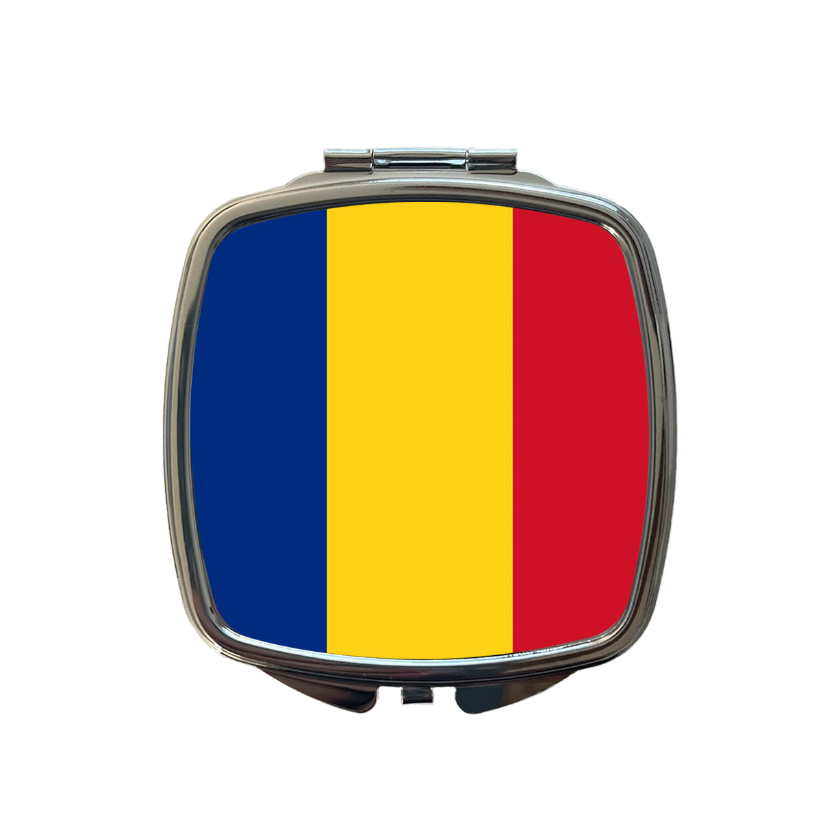 Romania Country Flag Small Travel Purse Handbag Pocket Makeup Compact Mirror