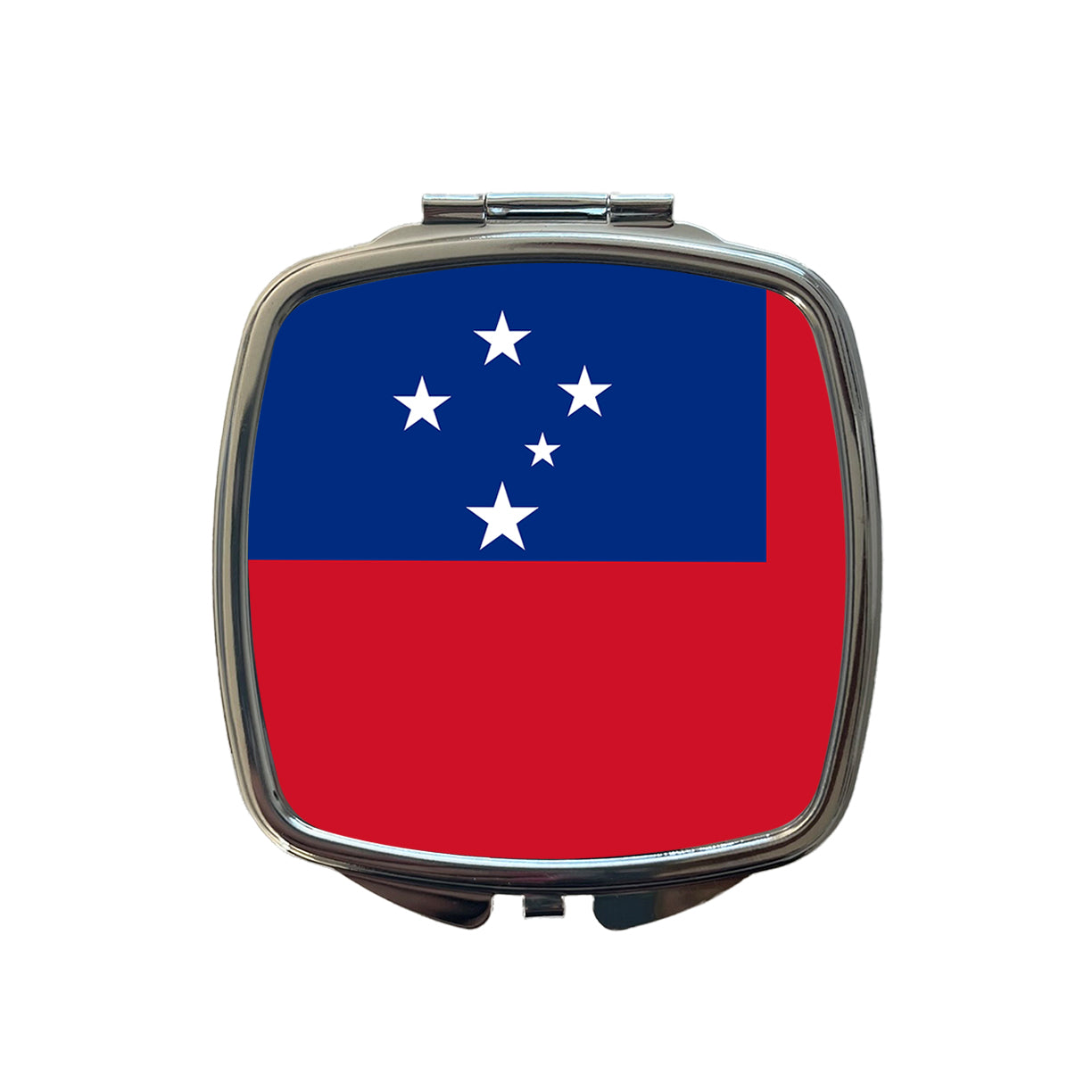 Samoa Country Flag Small Travel Purse Handbag Pocket Makeup Compact Mirror