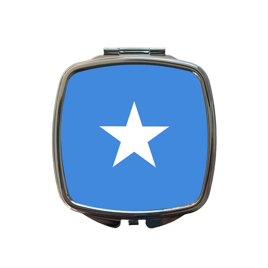 Somalia Country Flag Small Travel Purse Handbag Pocket Makeup Compact Mirror