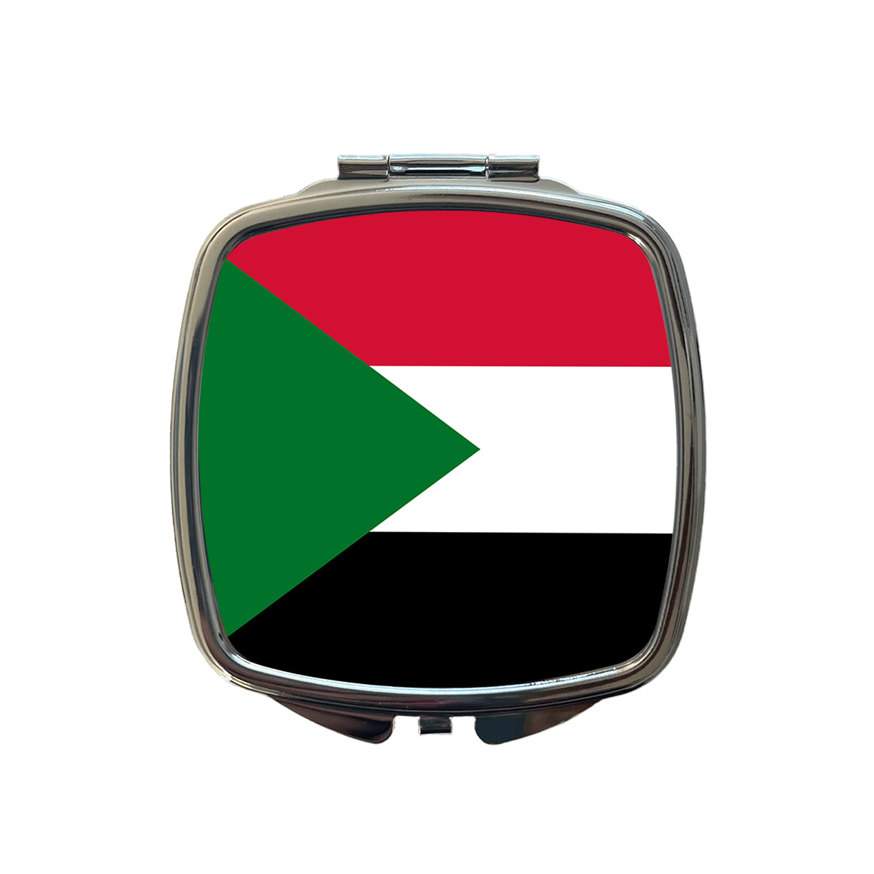 Sudan (the) Country Flag Small Travel Purse Handbag Pocket Makeup Compact Mirror