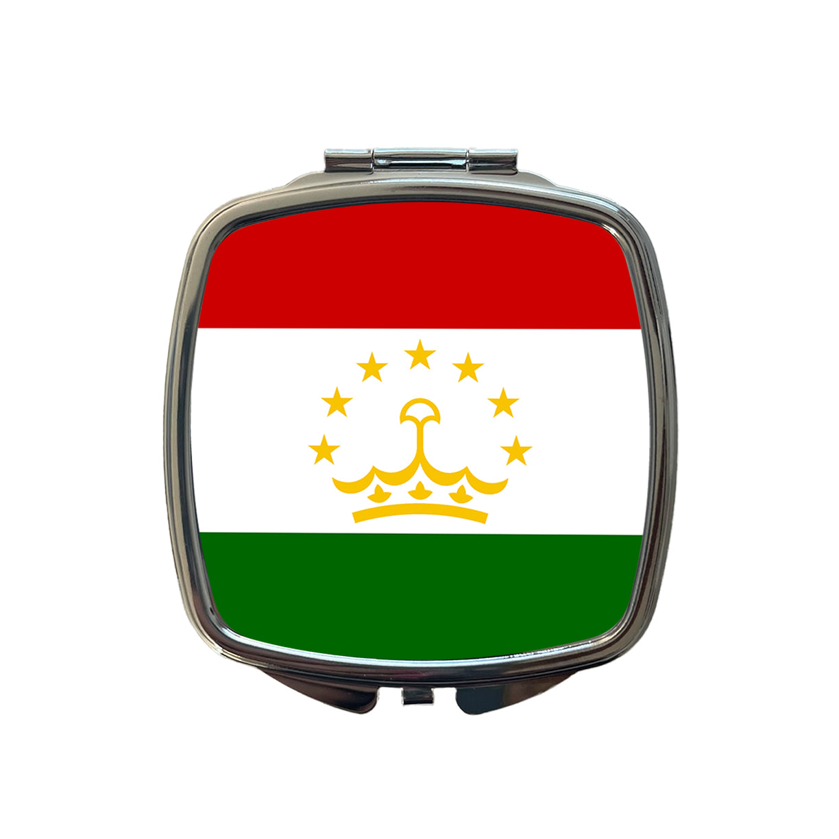 Tajikistan Country Flag Small Travel Purse Handbag Pocket Makeup Compact Mirror