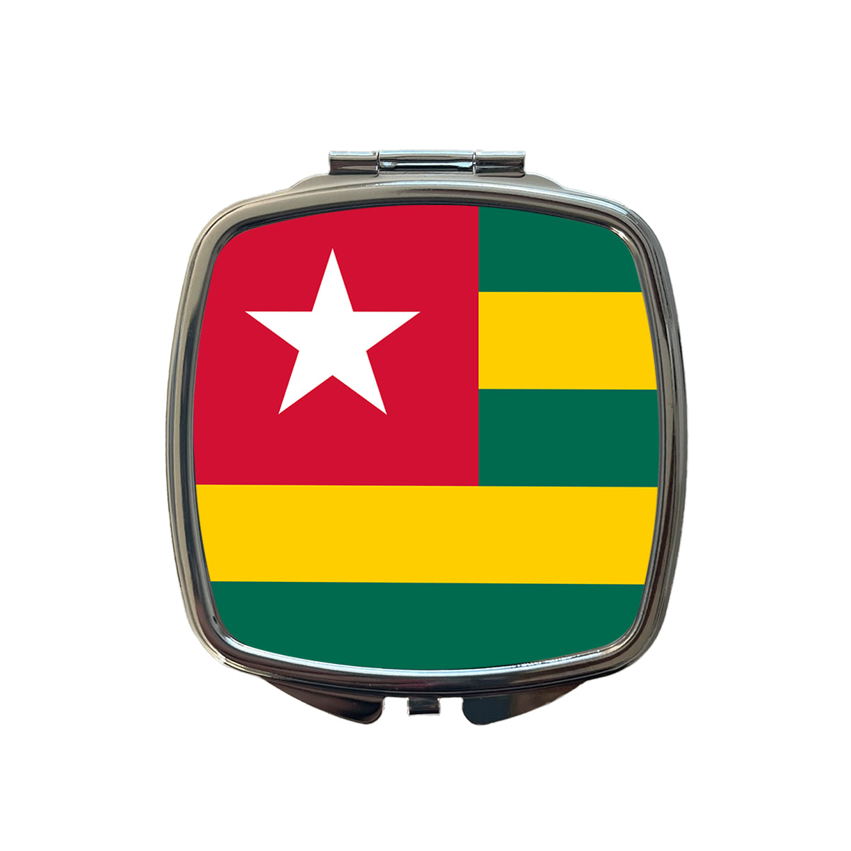Togo Country Flag Small Travel Purse Handbag Pocket Makeup Compact Mirror