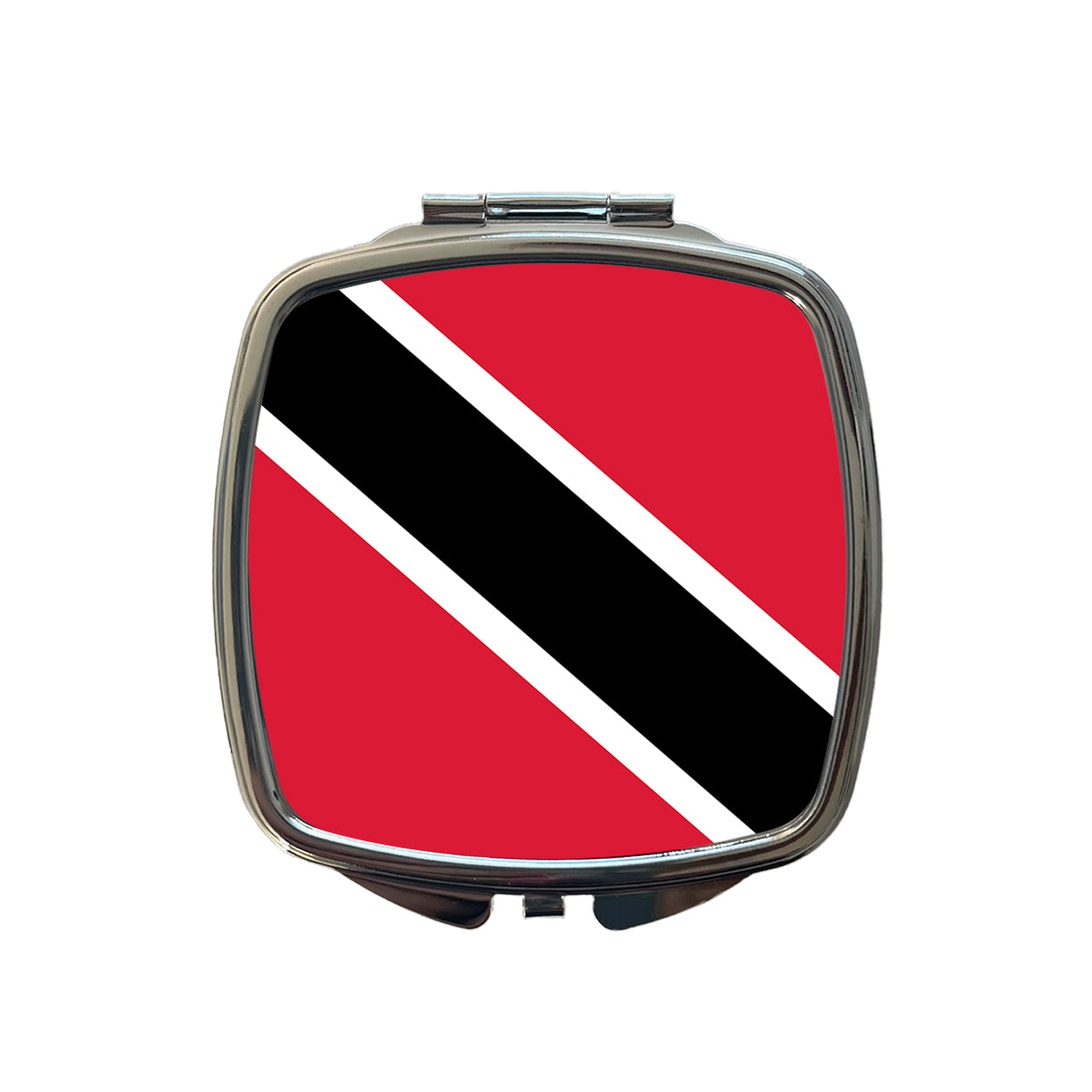 Trinidad and Tobago Country Flag Small Travel Purse Handbag Pocket Makeup Compact Mirror