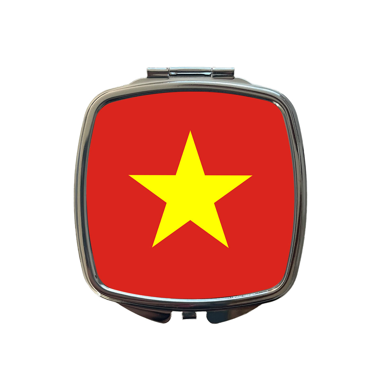 Viet Nam Country Flag Small Travel Purse Handbag Pocket Makeup Compact Mirror