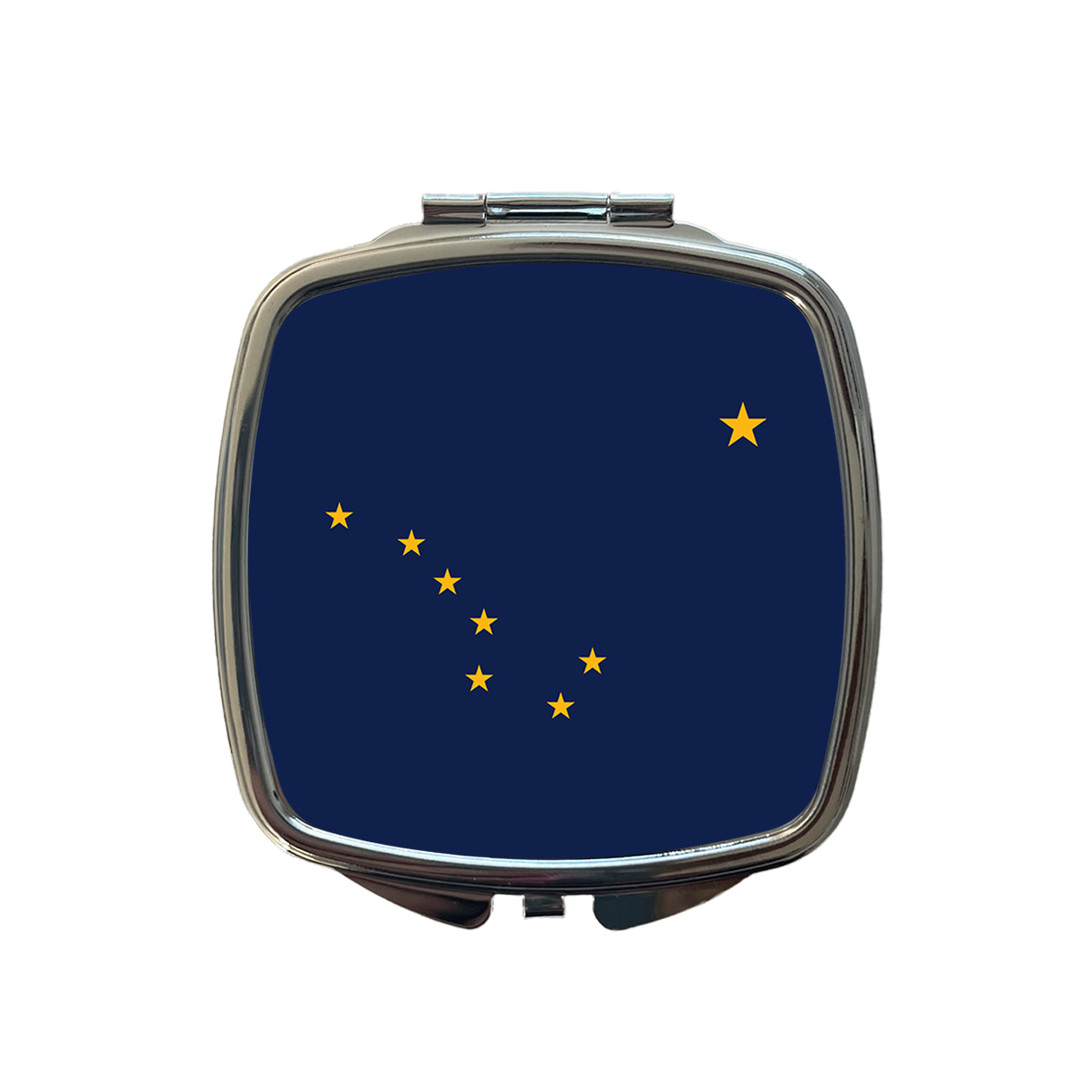 Alaska AK State Flag Small Travel Purse Handbag Pocket Makeup Compact Mirror