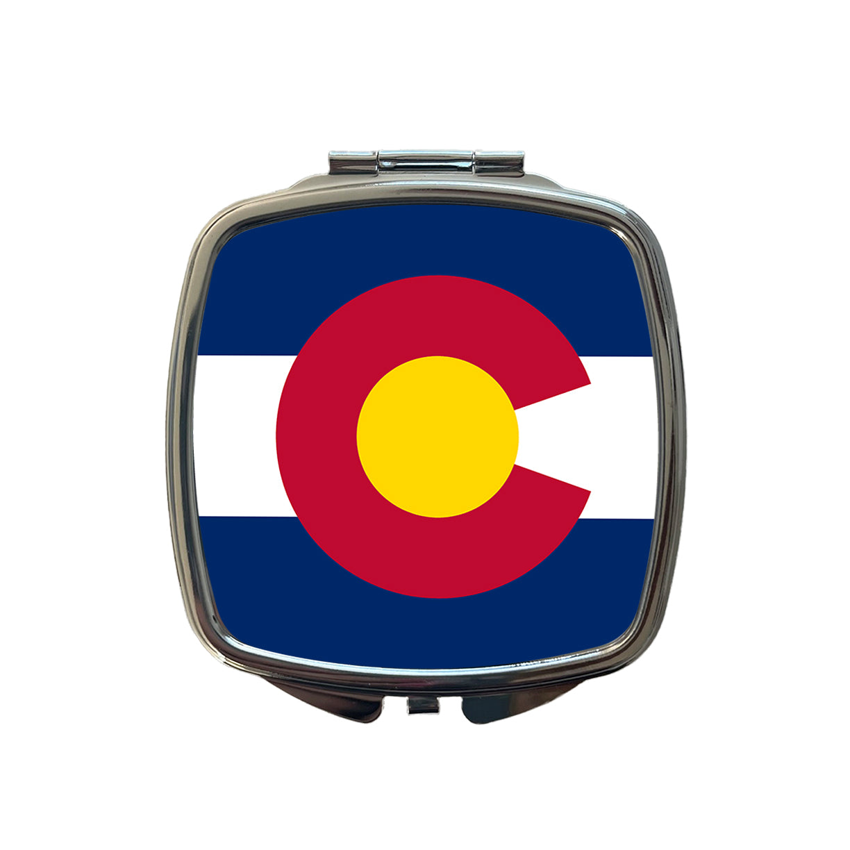 Colorado CO State Flag Small Travel Purse Handbag Pocket Makeup Compact Mirror