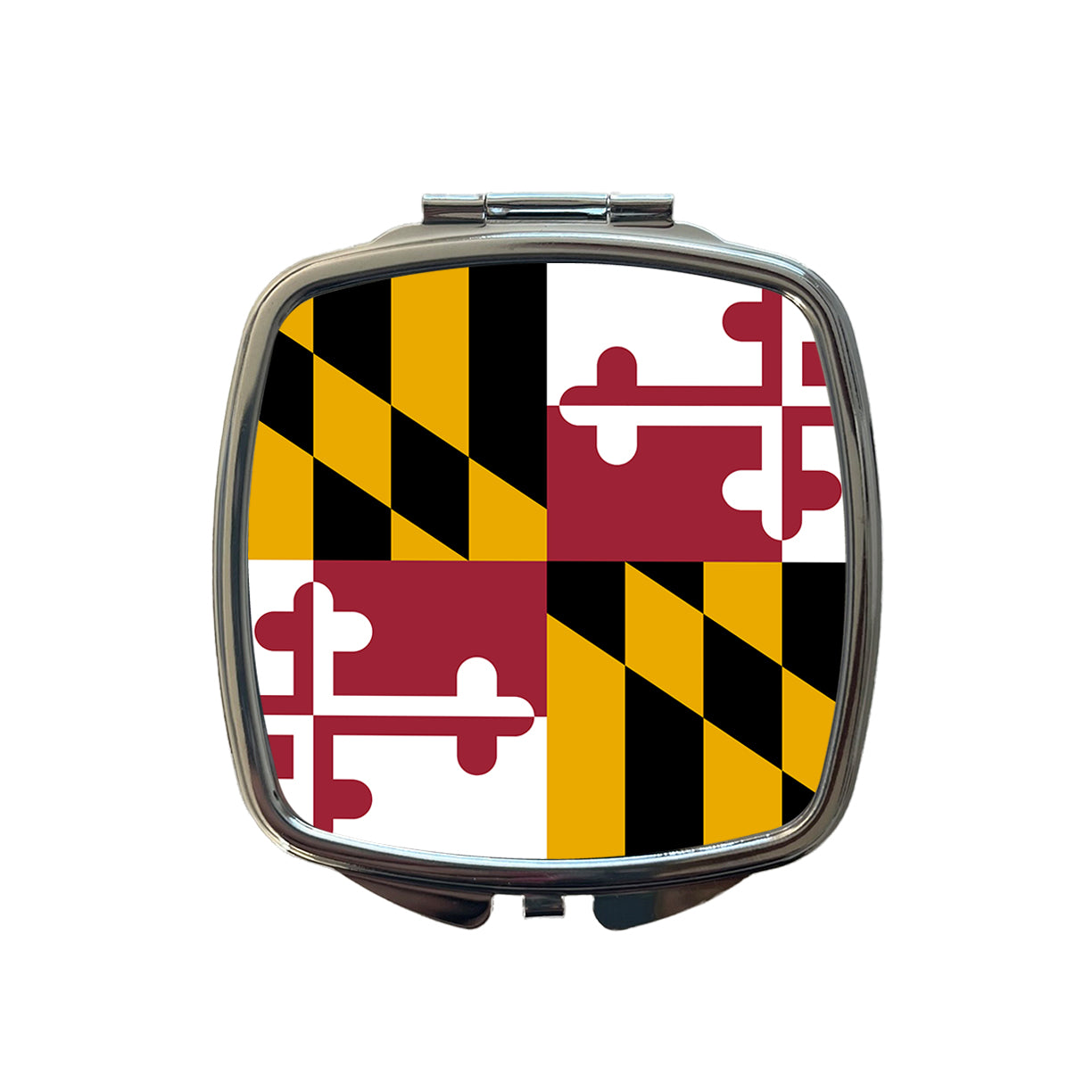 Maryland MD State Flag Small Travel Purse Handbag Pocket Makeup Compact Mirror