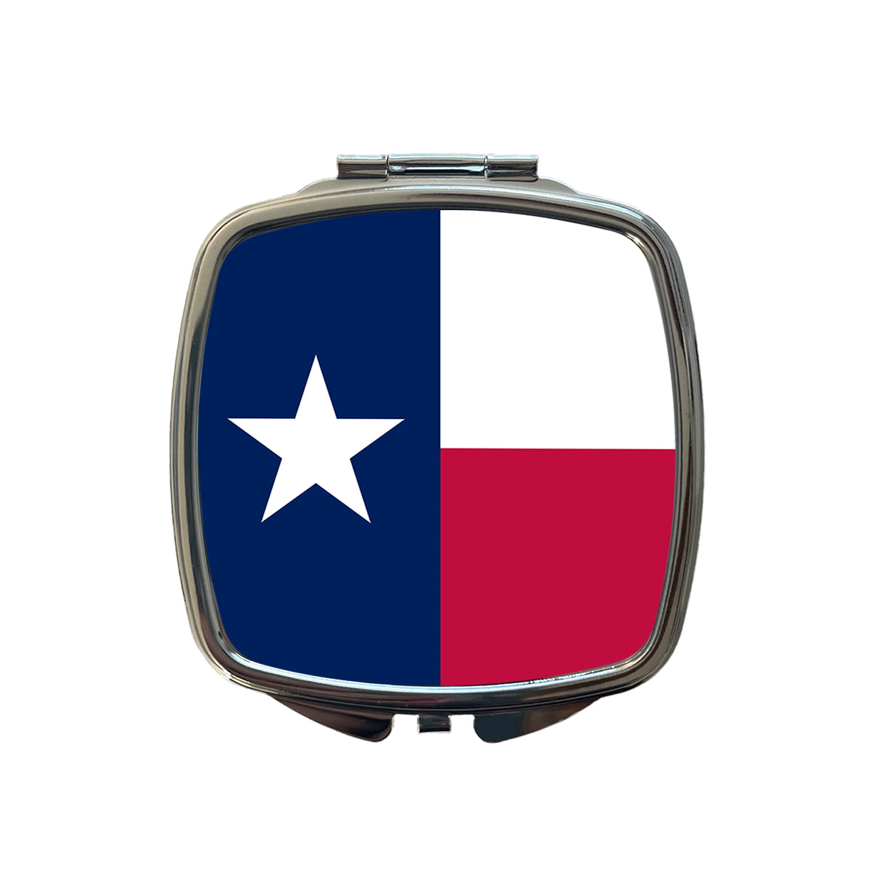 Texas TX State Flag Small Travel Purse Handbag Pocket Makeup Compact Mirror