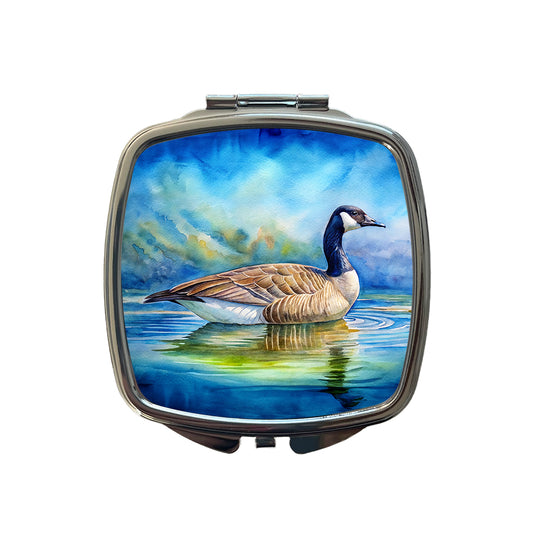 Canada Canadian Goose Watercolor Small Travel Purse Handbag Pocket Makeup Compact Mirror
