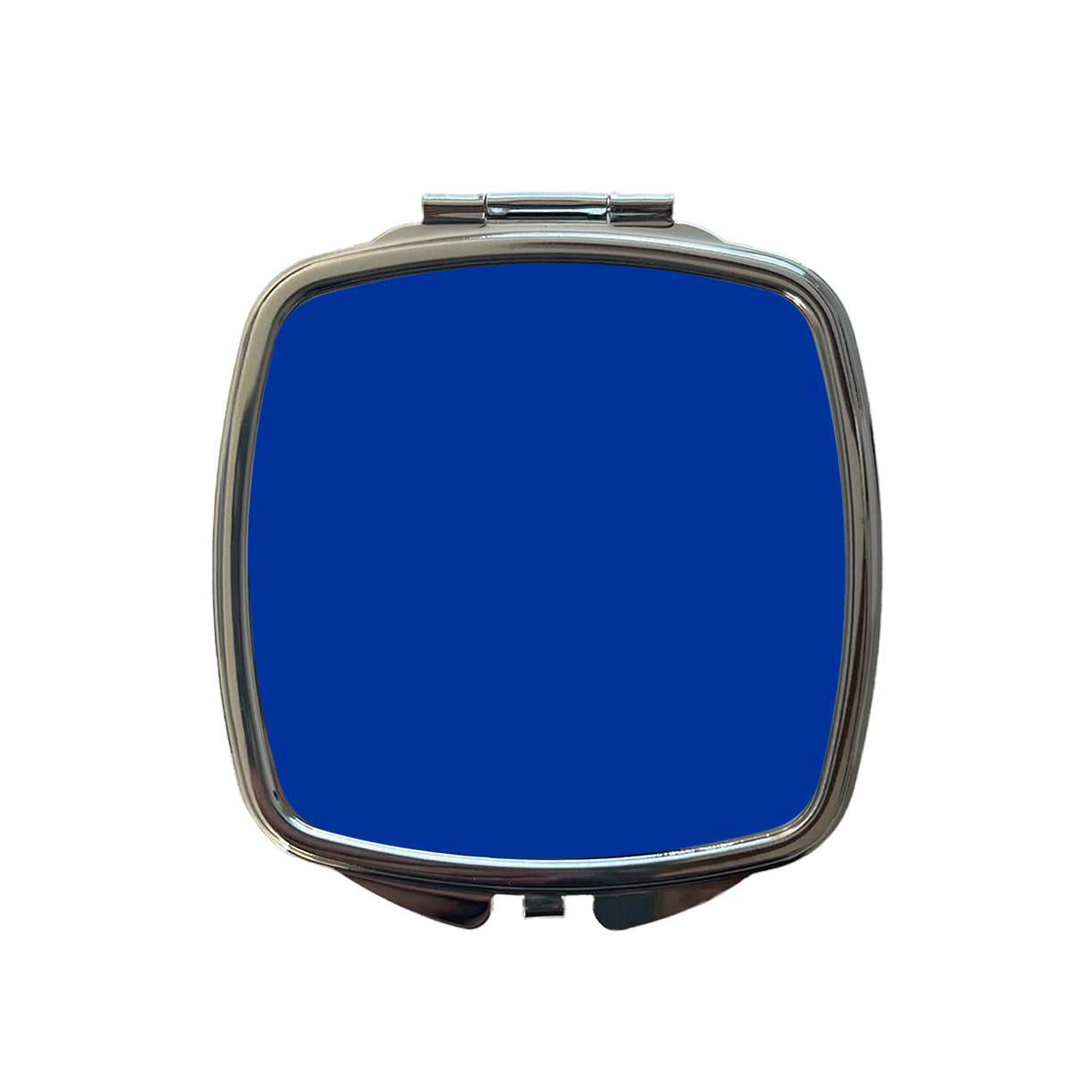 It's Just a Solid Blue Color Small Travel Purse Handbag Pocket Makeup Compact Mirror