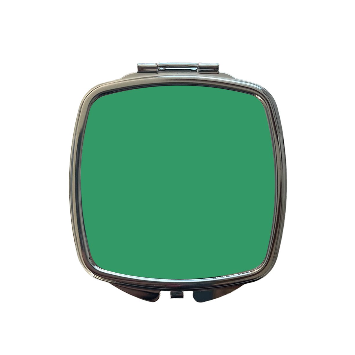 It's Just a Solid Teal Color Small Travel Purse Handbag Pocket Makeup Compact Mirror
