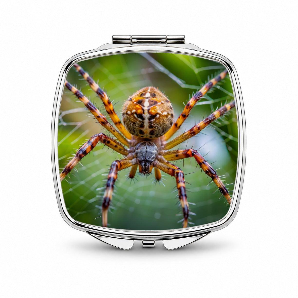 Orb Weaver Spider Small Travel Purse Handbag Pocket Makeup Compact Mirror