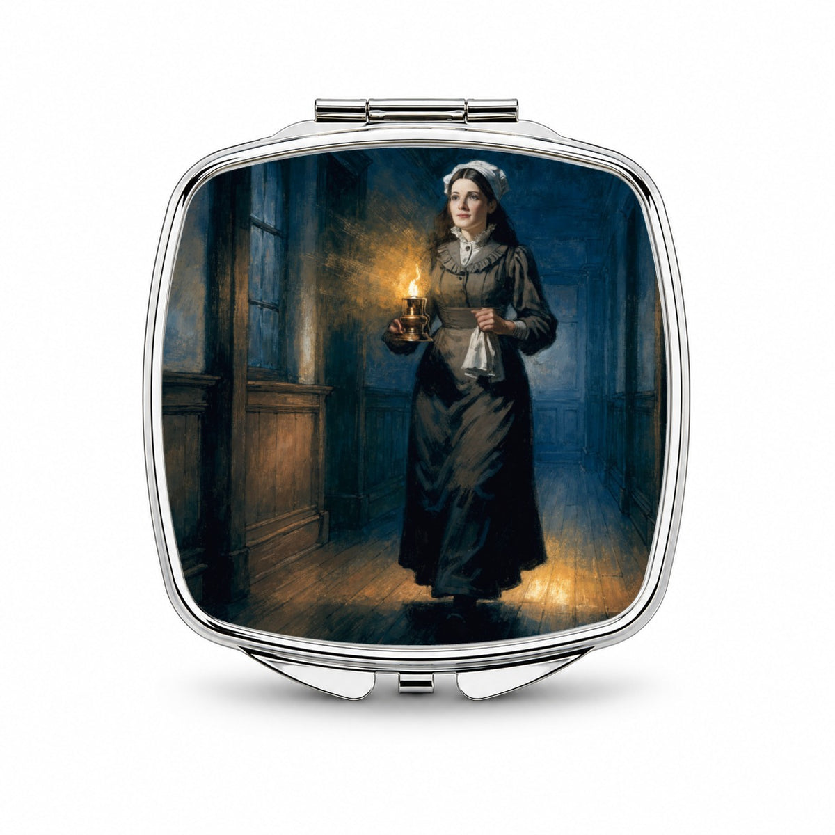 Florence Nightingale Nurse Small Travel Purse Handbag Pocket Makeup Compact Mirror