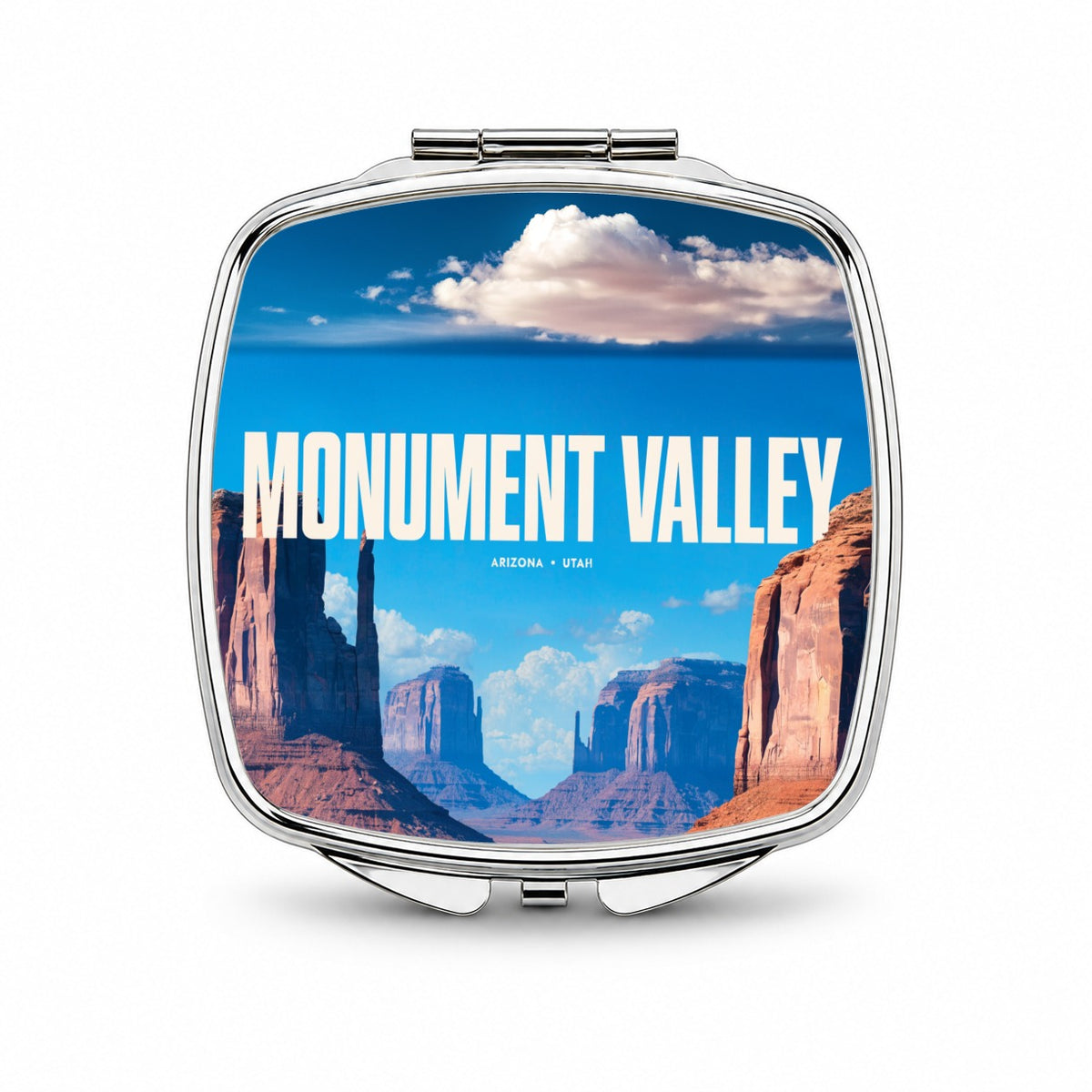 Monument Valley Arizona Utah Travel Small Travel Purse Handbag Pocket Makeup Compact Mirror
