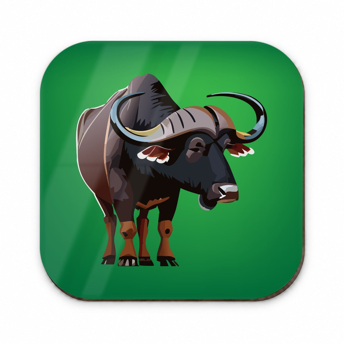 African Buffalo Standing Fridge Magnet