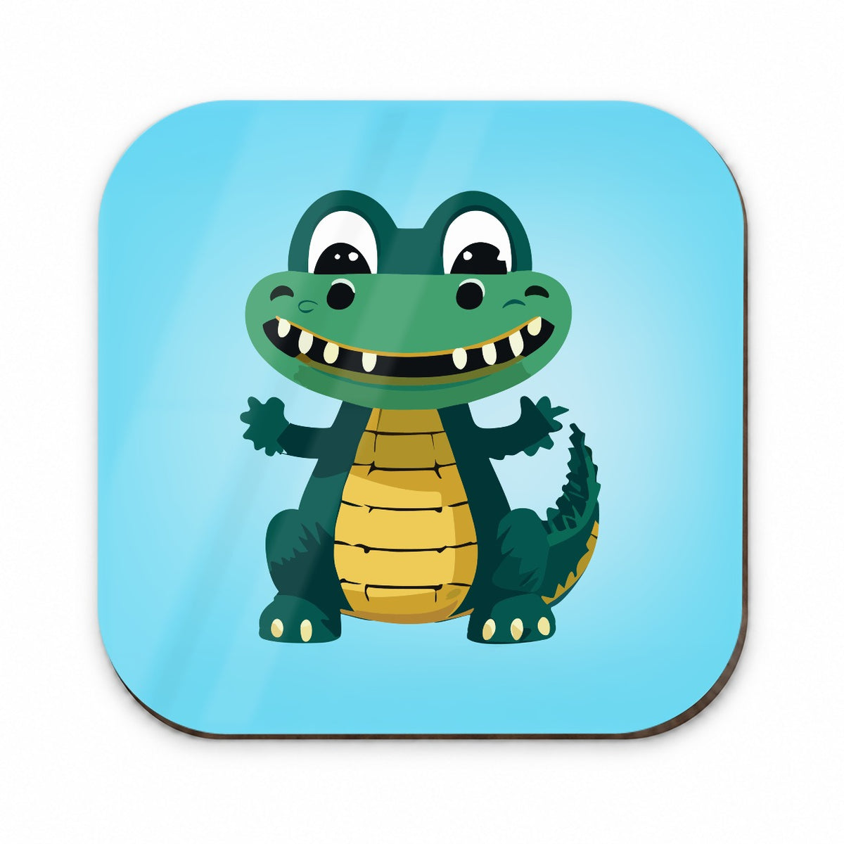 Alligator Crocodile Happy Fridge Magnet