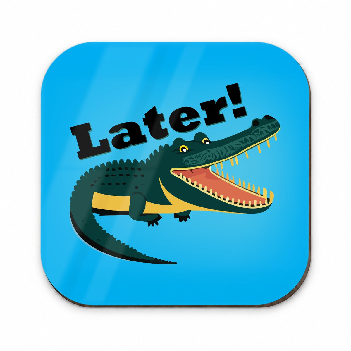 Alligator Later Gator Funny Fridge Magnet