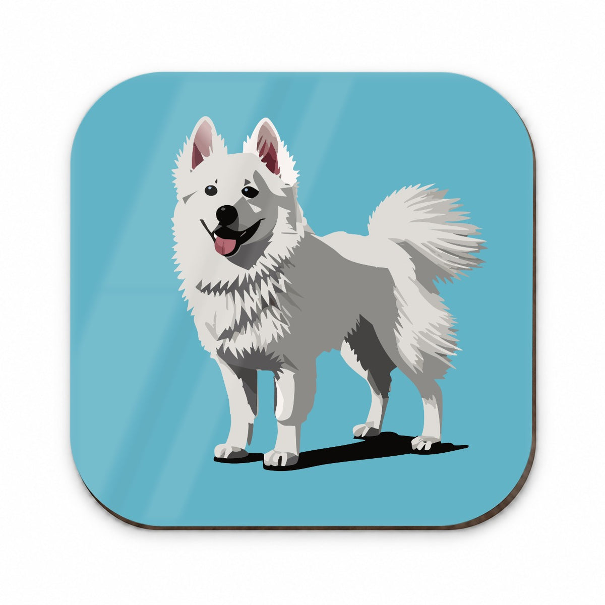 American Eskimo Dog Standing Fridge Magnet