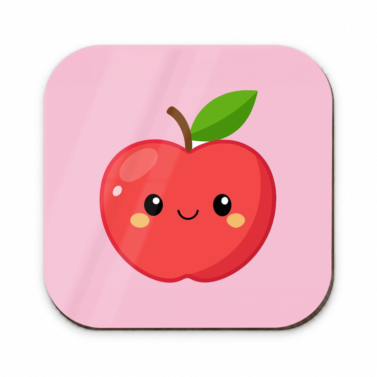 Apple Cute Happy Fruit Teacher Fridge Magnet