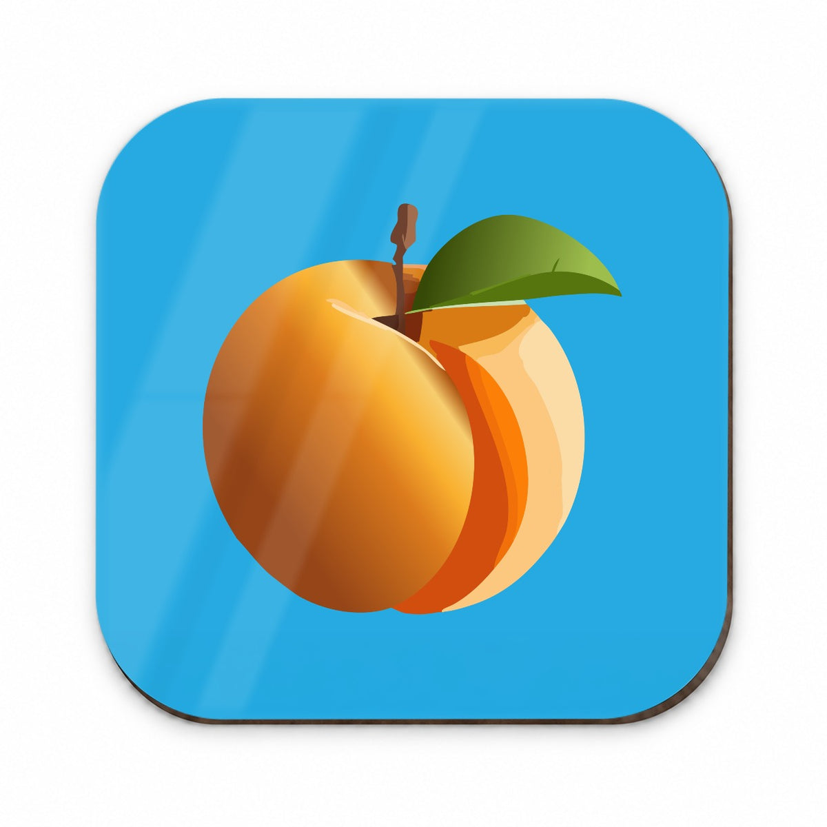 Apricot Fruit Fridge Magnet