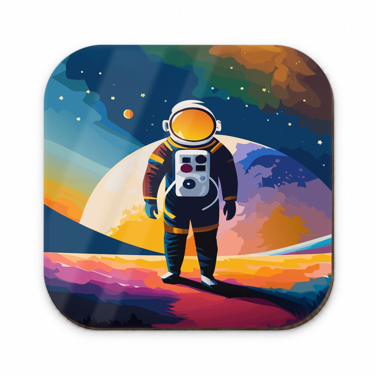 Astronaut Standing Space Astronomy Fridge Magnet