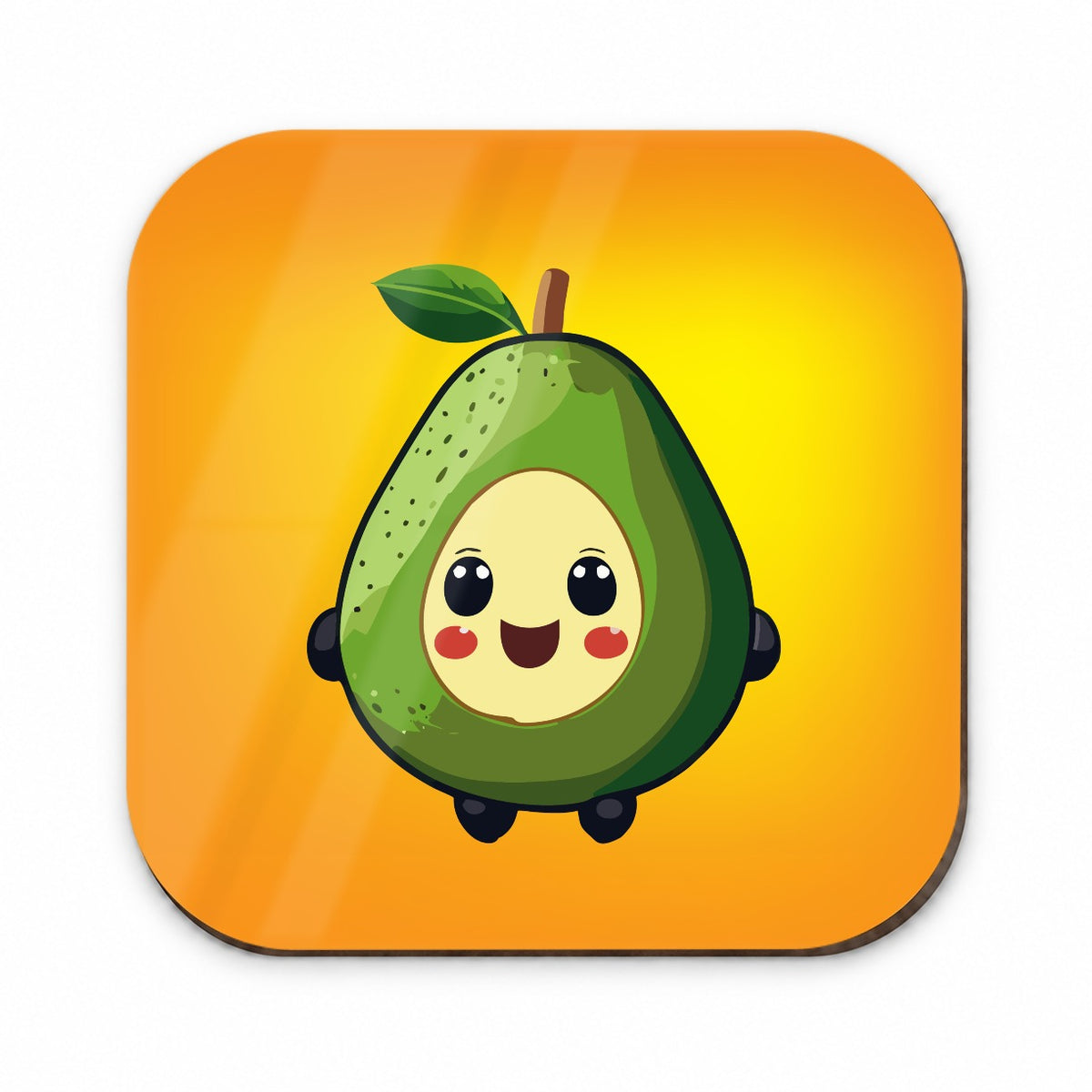 Avocado Smiling Funny Fridge Magnet