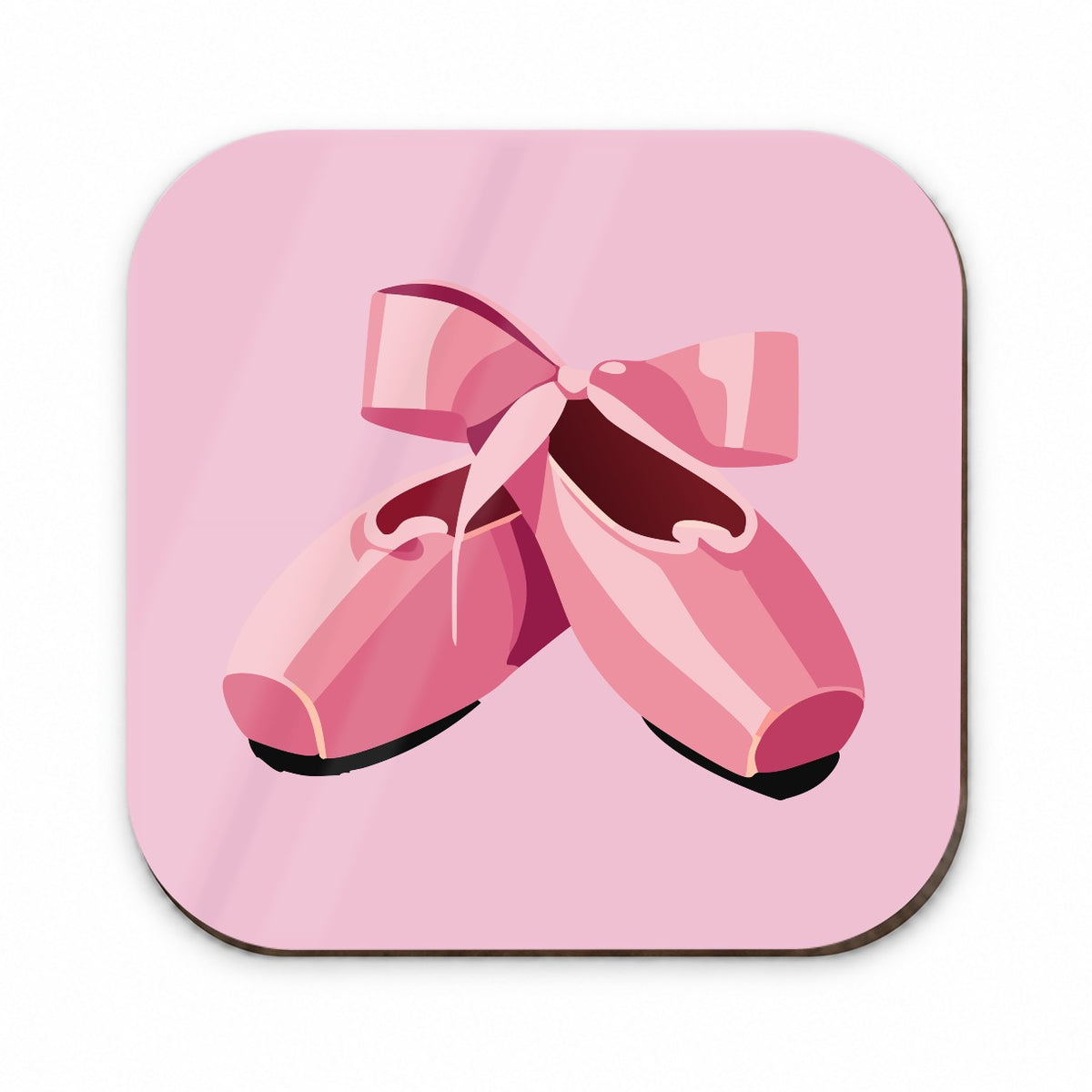 Ballet Shoes Pink with Bow Ballerina Fridge Magnet