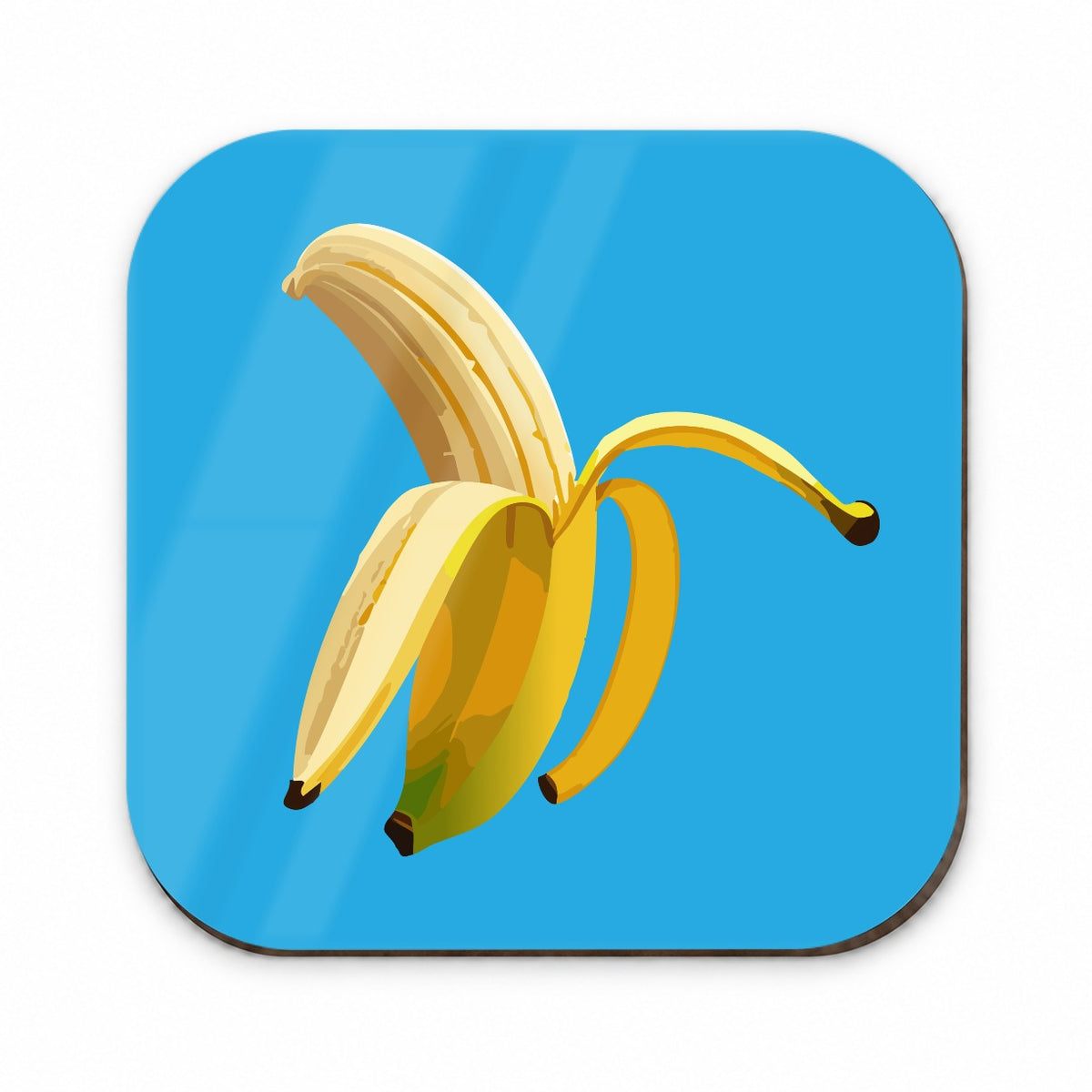 Banana Peeled Fruit Fridge Magnet
