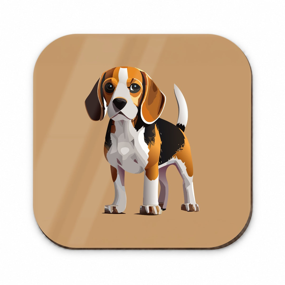 Beagle Dog Standing Fridge Magnet