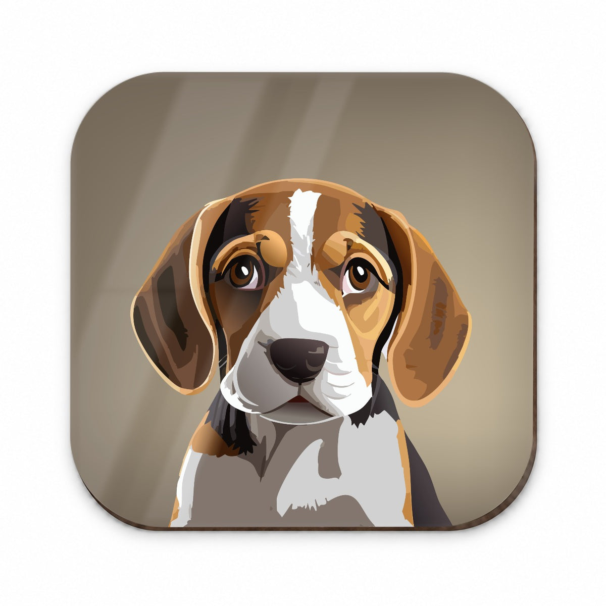 Beagle Dog Staring Fridge Magnet