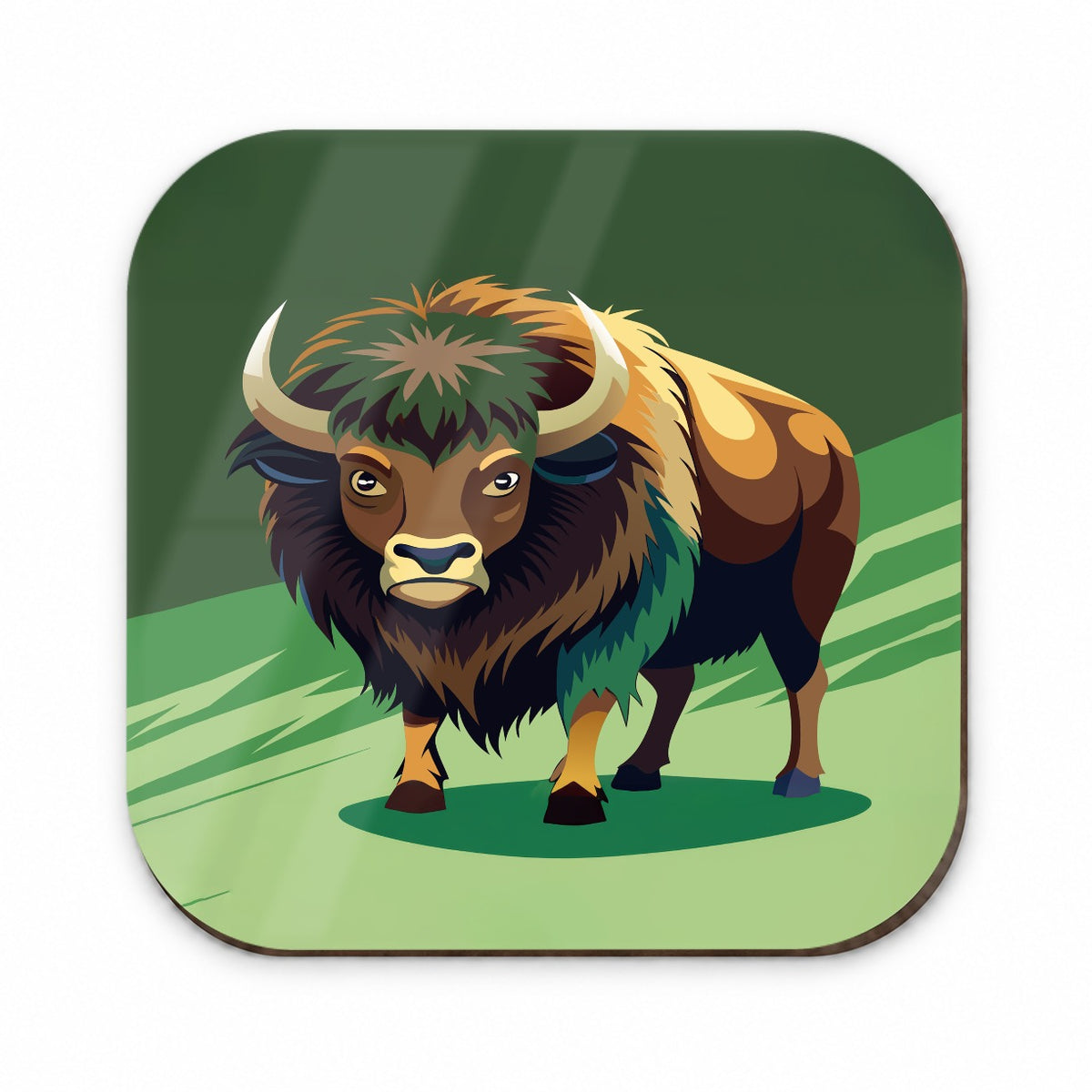 Bison Staring Fridge Magnet