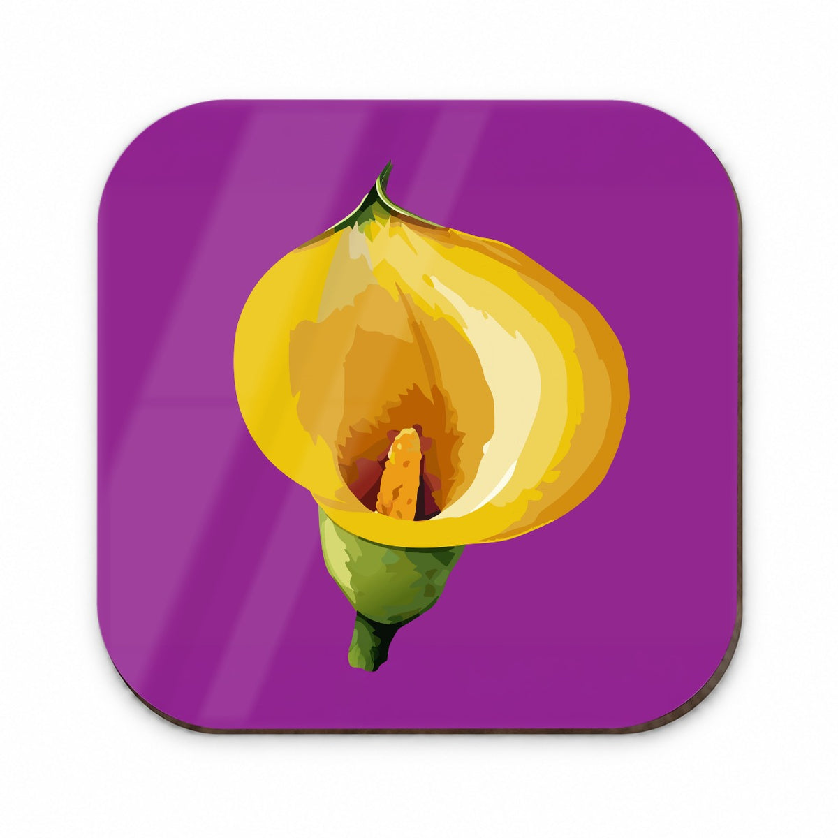 Calla Lily Flower Yellow Fridge Magnet