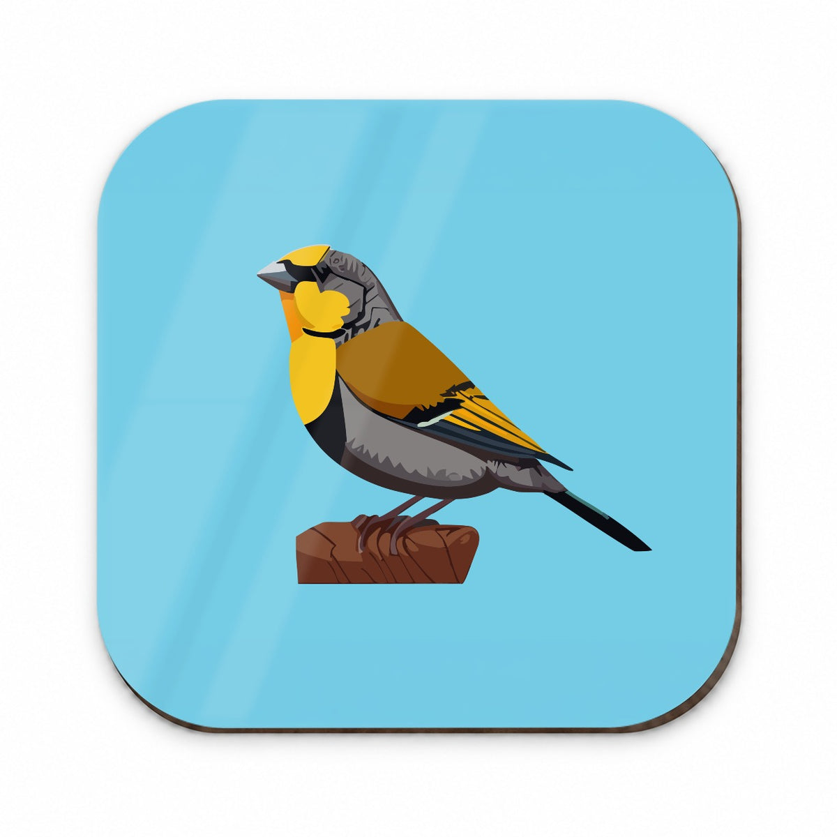 Canary Yellow Bird Fridge Magnet