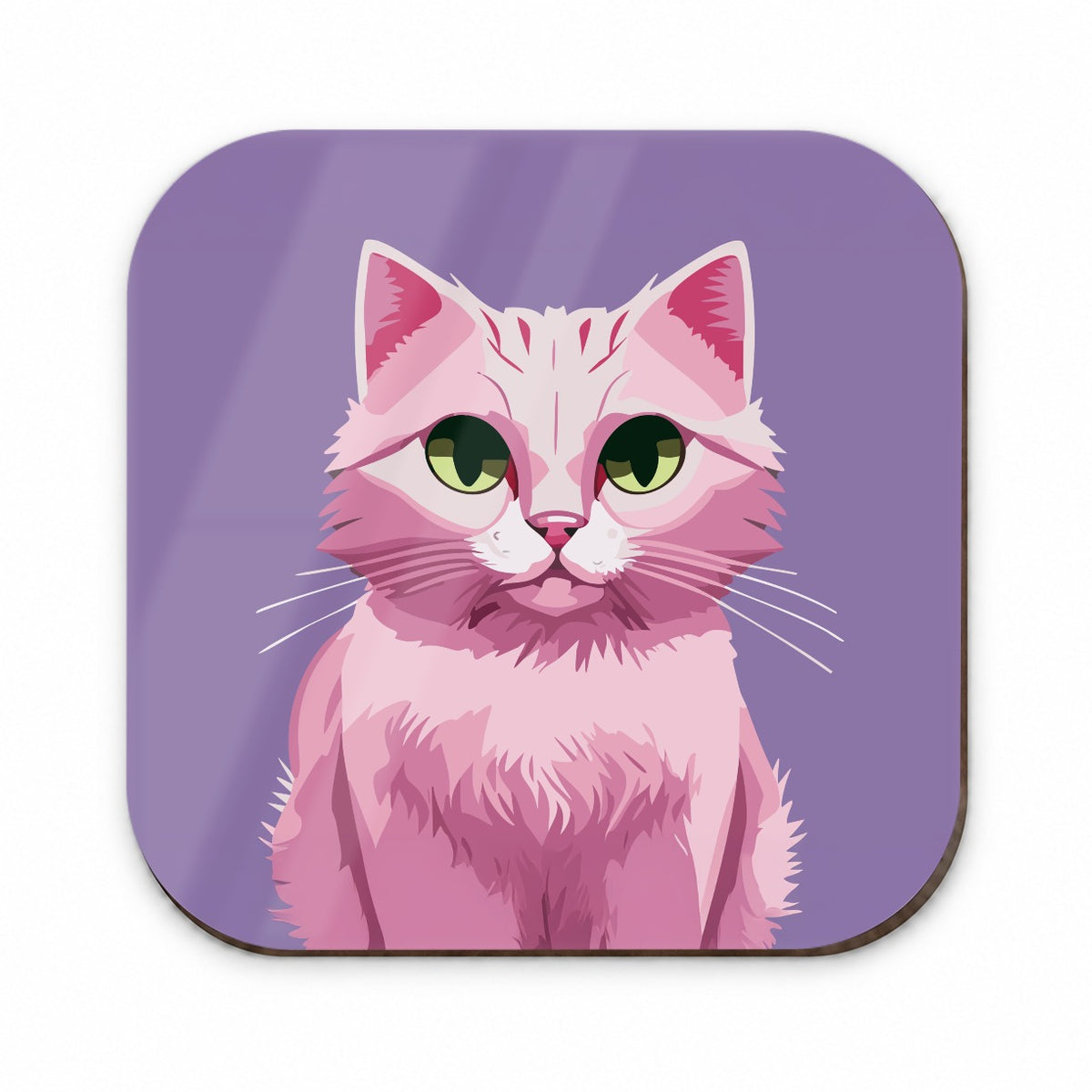Cat Pink Fridge Magnet