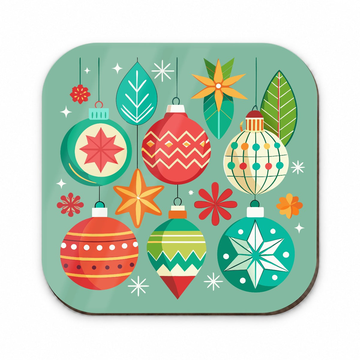 Christmas Ornaments Modern Fridge Magnet
